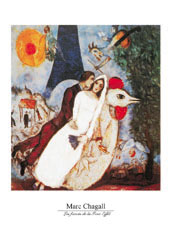 Chagall: <br>Les fiances<br>B332